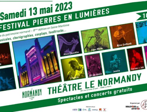 Nino Gotfunk au Normandy pour le Festival Pierres en Lumières